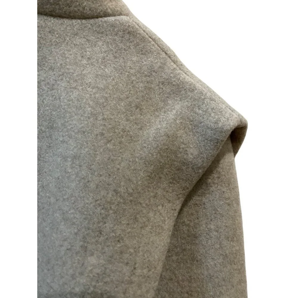 Isabel Marant Drogo Jacket Size 34 US Size 2 Sand Wool - Picture 7 of 16